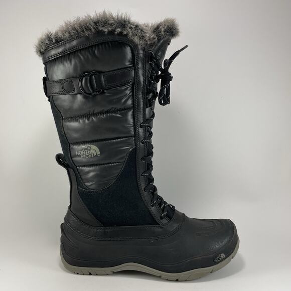 The North Face Shellista Tall Boots Womens Size 8.5Black Primaloft Insulated - Picture 1 of 11
